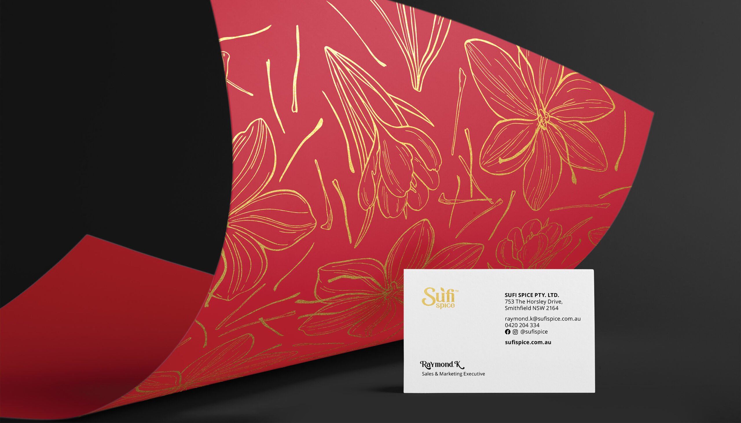Packaging and Branding Design for Sufi Spice by TL Design Co. Designer Taryn Langlois