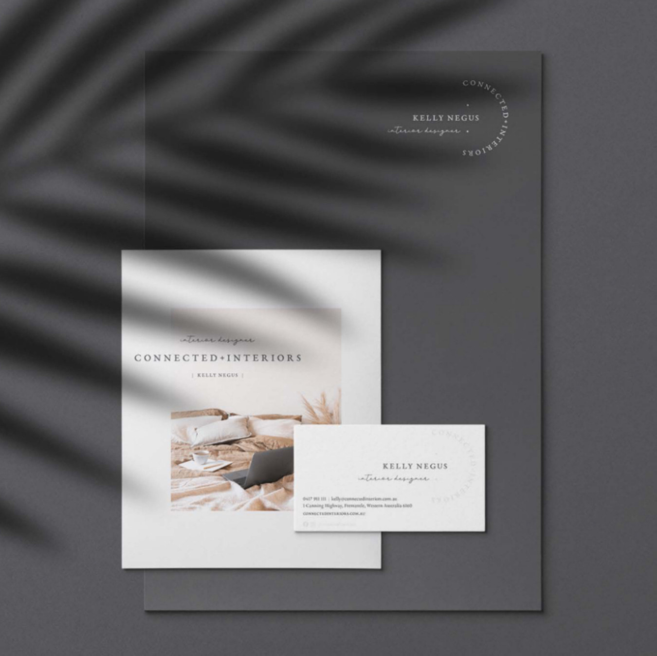 Connected Interiors Branding & Squarespace Website Design by TL Design Co.