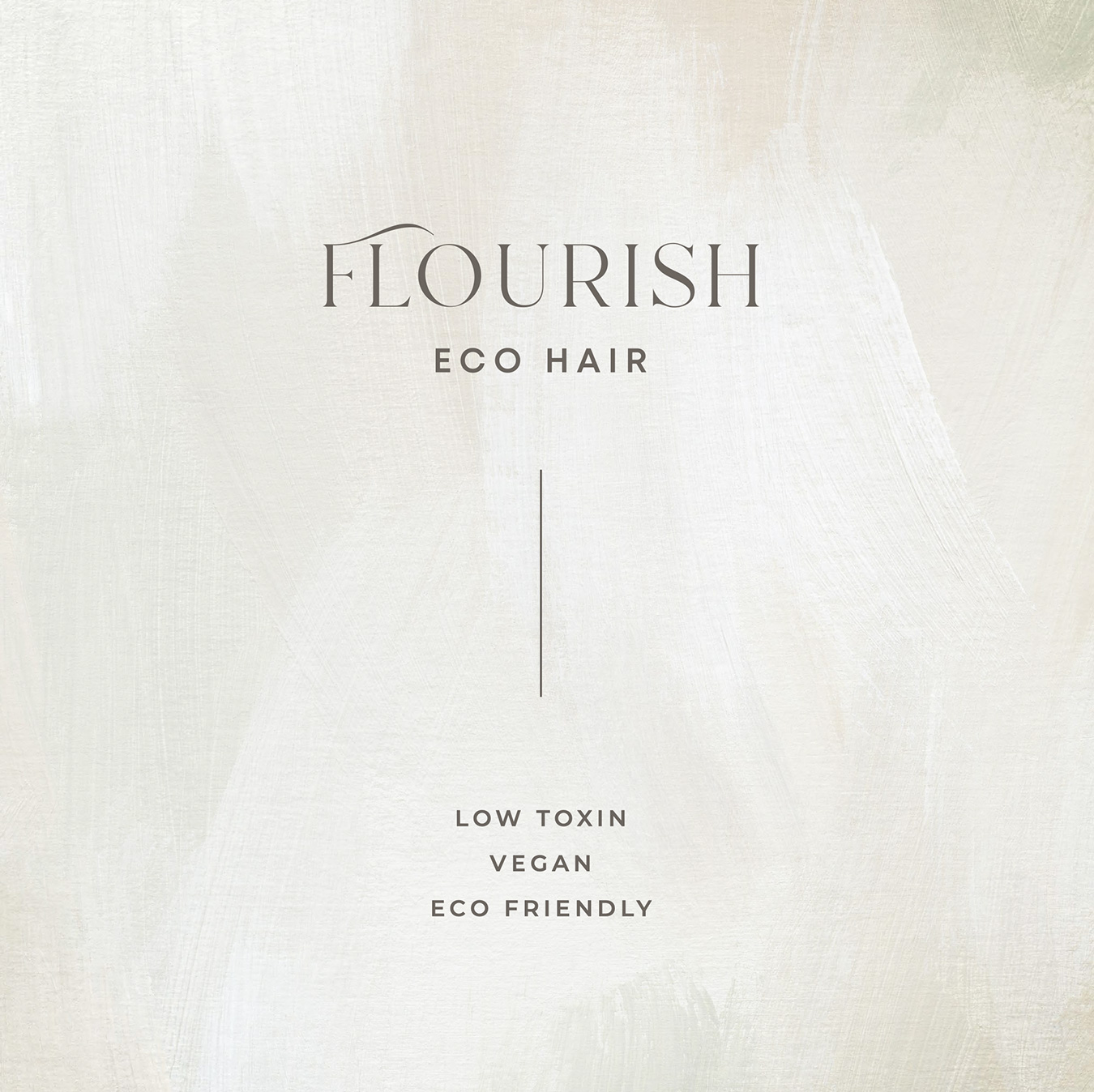 Flourish Eco Hair Brand Development and Graphic Design by TL Design Co.