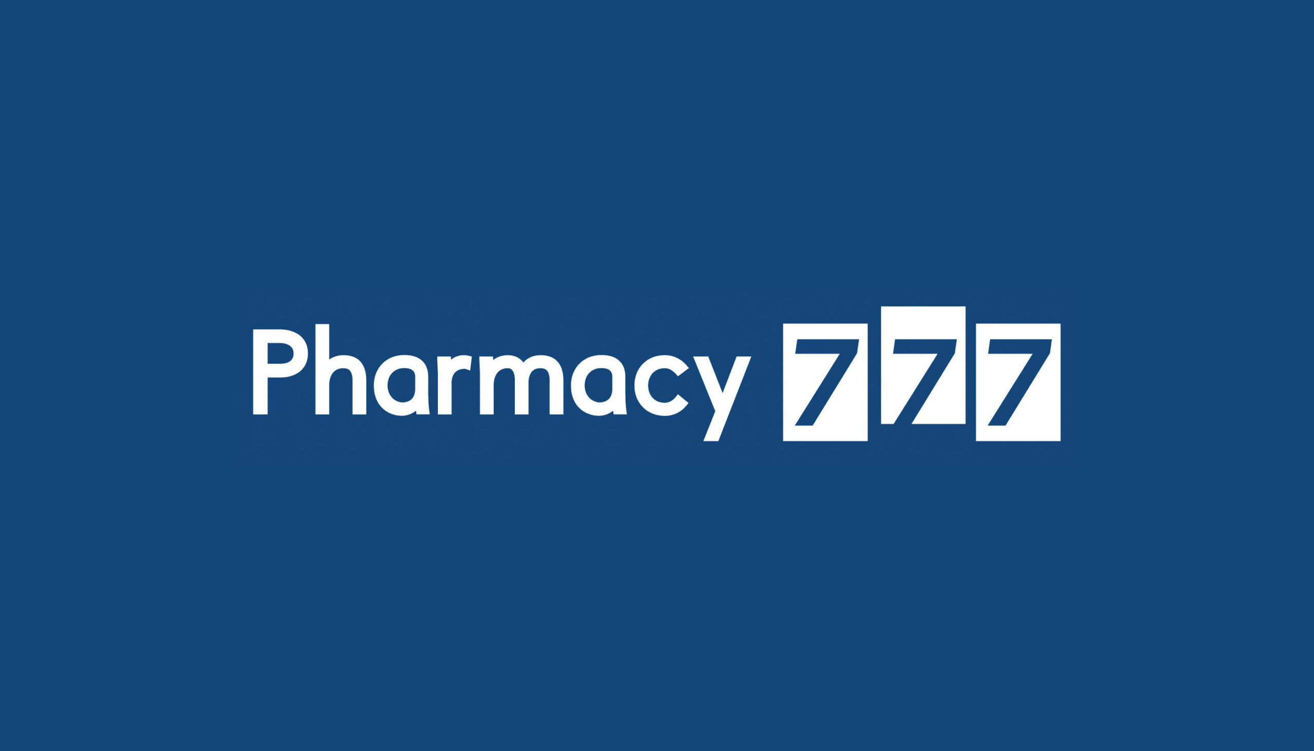 Pharmacy 777 Logo design by Taryn Langlois whilst employed at Bonser Design