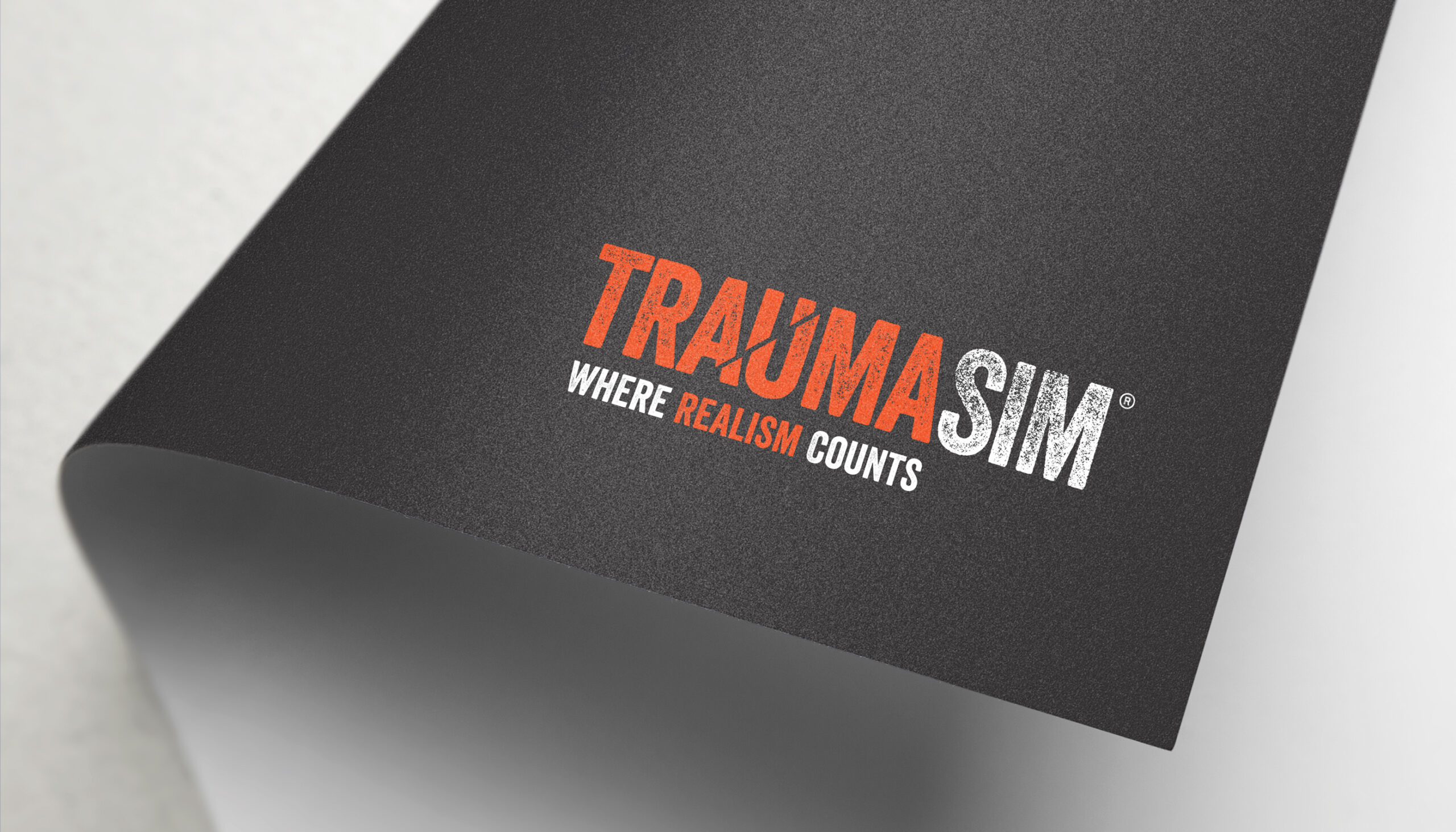 Trauma Sim Group Brand Identity, Graphic Design Merchandise and Signage Design and Development by TL Design Co.